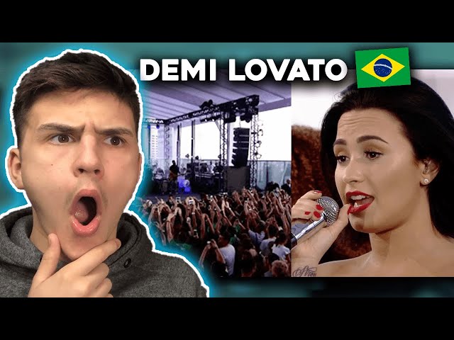 Brazil Go Crazy With Demi Lovato - Heart attack ! Brazil Crowd ! |🇬🇧UK Reaction class=