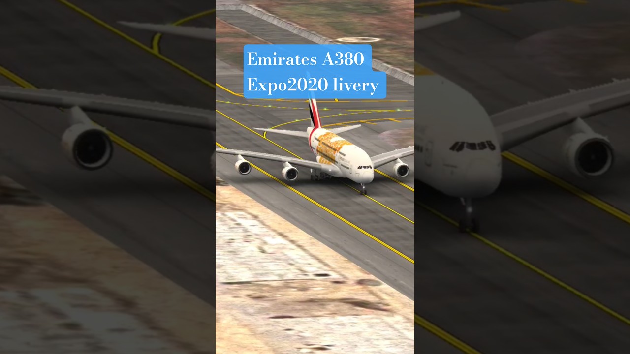 Emirates A380 new livery 