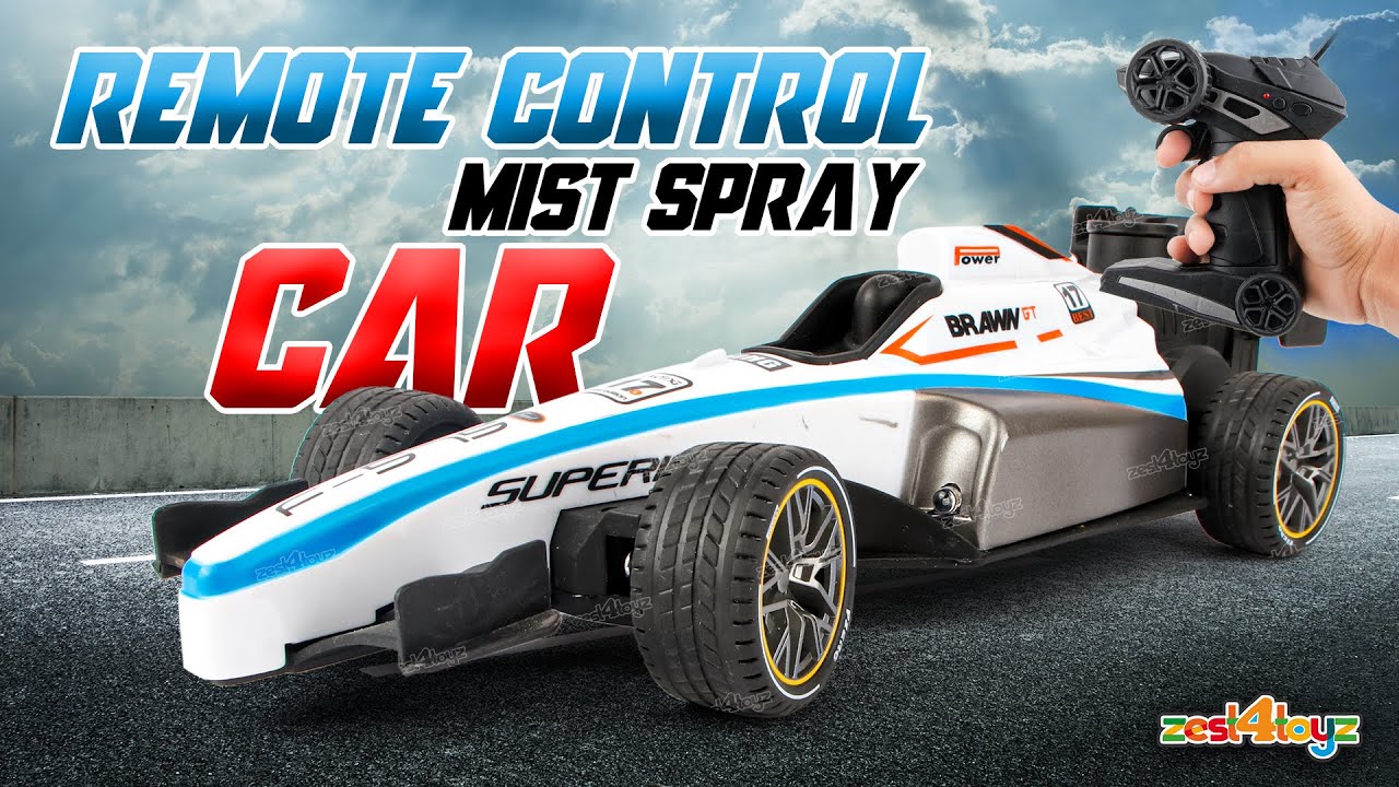 zest 4 toyz F1 Remote Control Car Toy Smoke Spray Function Rc Racing Car Toy Fok Kids