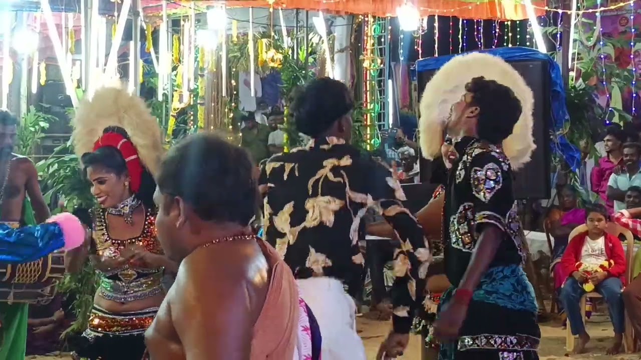 கௌதம் மன்மதன் நையாண்டி மேளம் தர்ஷினி கஸ்தூரி  கரகாட்டம் புதூர் புள்ளைங்க டான்ஸ் 🔥💥