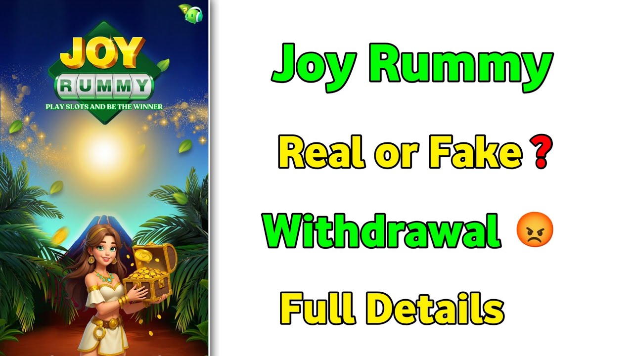 Joy Rummy Game Real or Fake New Update | Joy Rummy Game withdrawal Kaise Kare | Joy Rummy Withdrawal
