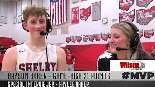 MVP: Shelby's Bryson Baker vs. Upper Sandusky