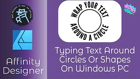 Typing Text Around Circles or Shapes on Windows PC