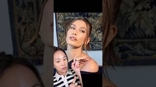 Hailey Bieber soft glam on Asians, what would it look like? #haileybieber #asianmakeup #hailey screenshot 5