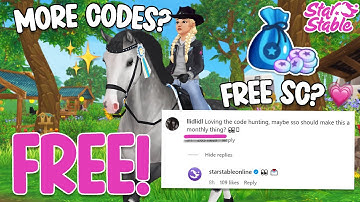 MONTHLY *FREE STAR COINS CODES* FROM STAR STABLE?? MORE FREE REDEEM CODES?? FREE ITEMS??