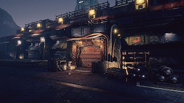 Sci-fi Modular Outpost UE4