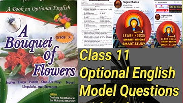 Class 11 Optional English Model Questions|Class 11 Major English Model Questions|The Best Solution🔥|
