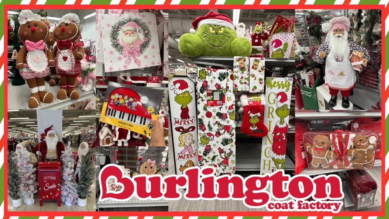 НОВЫЕ рождественские находки в Берлингтоне 🎄 Гринч, пряник, Санта-Клаус!