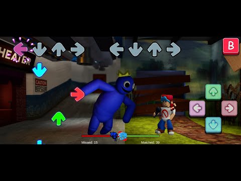 Download Rainbow Friends Blue FnF Game android on PC