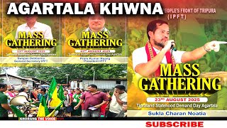 Agartala Khwna Ifpt Statehood Demand Day Noh Twywi Kwlwinai