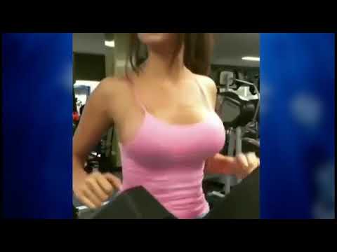 Sexy Fitness Girl Bouncing Boobs Hot Sexy Youtube