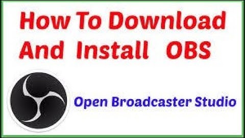 How To Download OBS Screen Recorder 2016 (Windows 7/8/8.1/10)