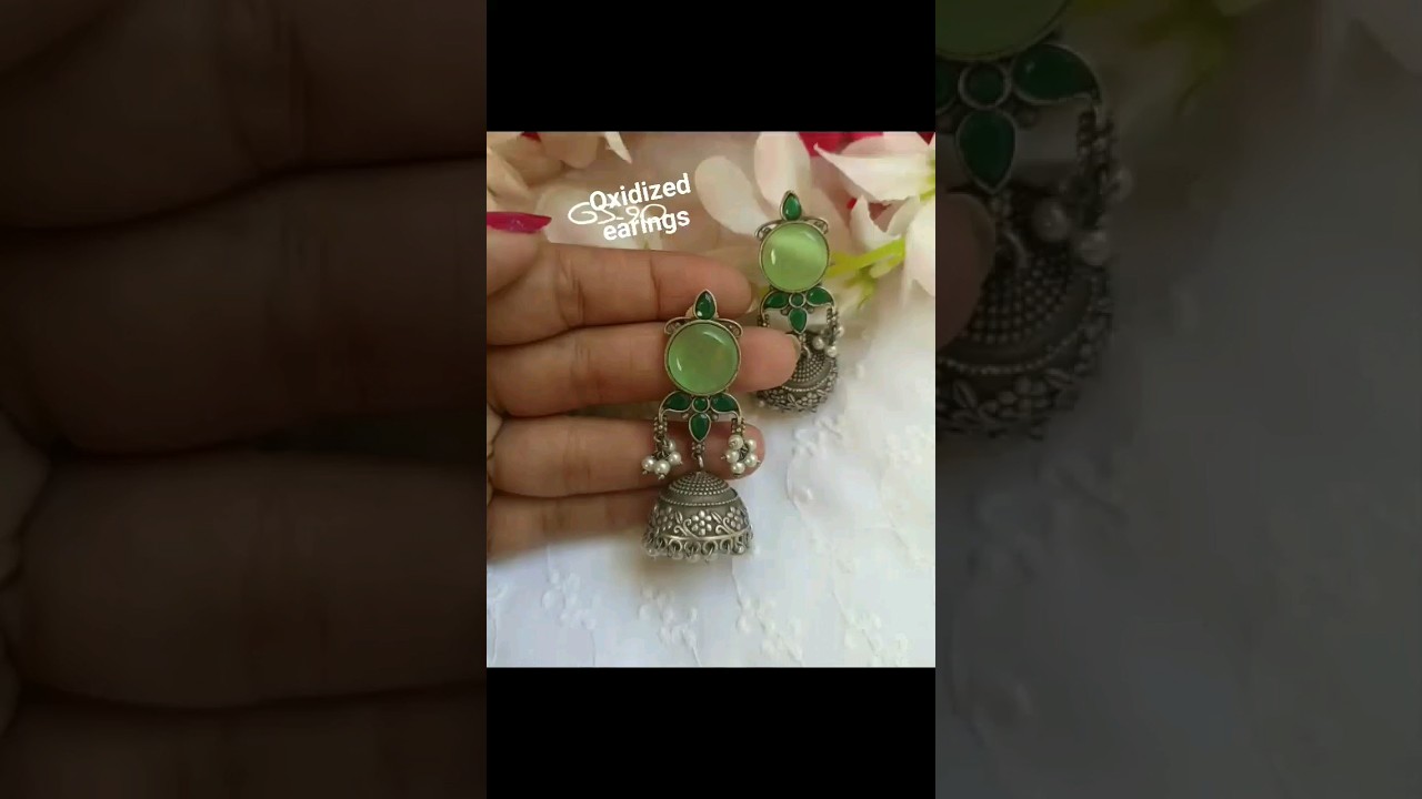 100+Latest Oxidized earrings design Exotic design||Silver fashion earrings