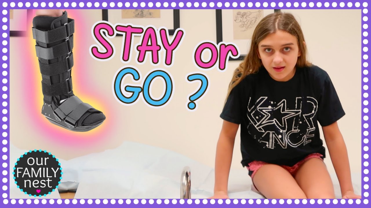 WALKING BOOT...DOES IT STAY OR DOES IT GO?