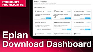 All Your Eplan Downloads In The Organization Dashboard