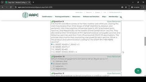 AAPC Magazine CEU Quiz Answers (November 2025) - Medical Coding