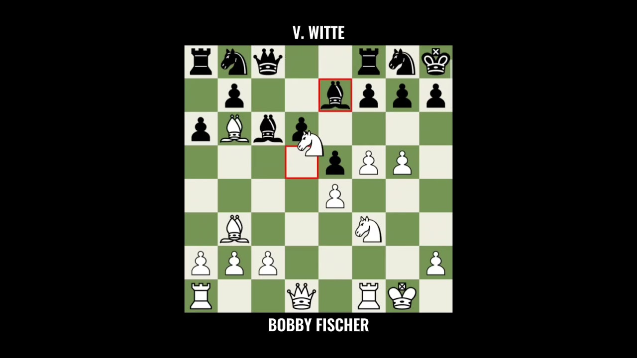 Bobby Fischer vs V. Witte ◉ USA Open Tournament 1957
