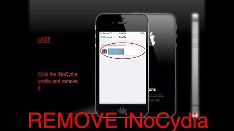 How To Remove/Delete iNoCydia 2.0 2015