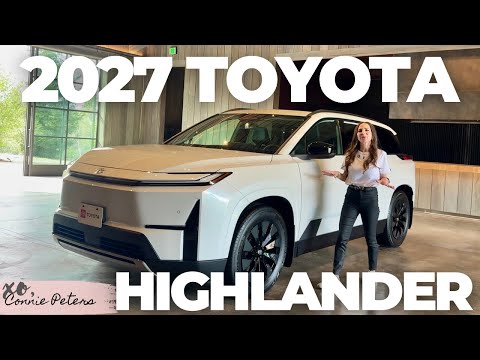 The New 2027 Toyota Highlander is electric! 