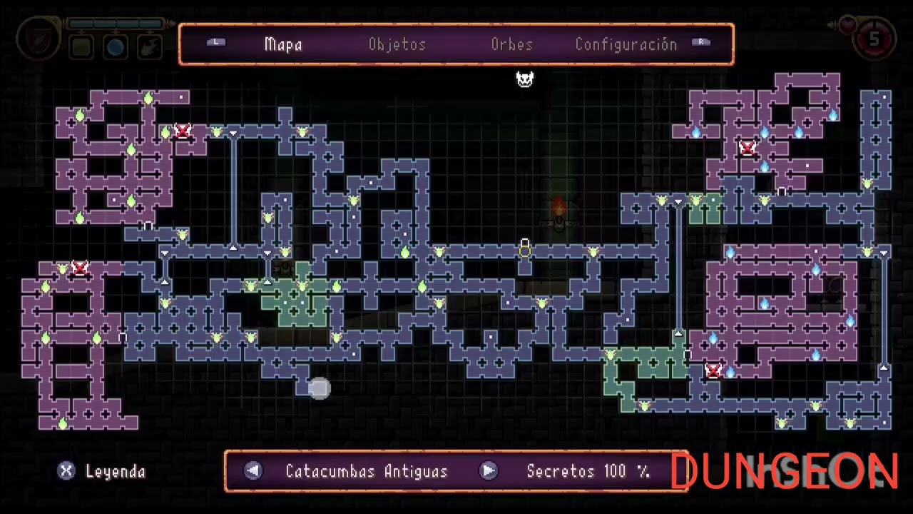 Alwa's legacy -catacumbas antiguas mapa 100% 