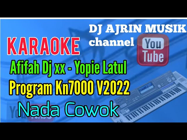 Dj xx Afifah - Biar Hitam Tapi Manis [ Karaoke Kn7000 ] Nada Cowok  -1 class=