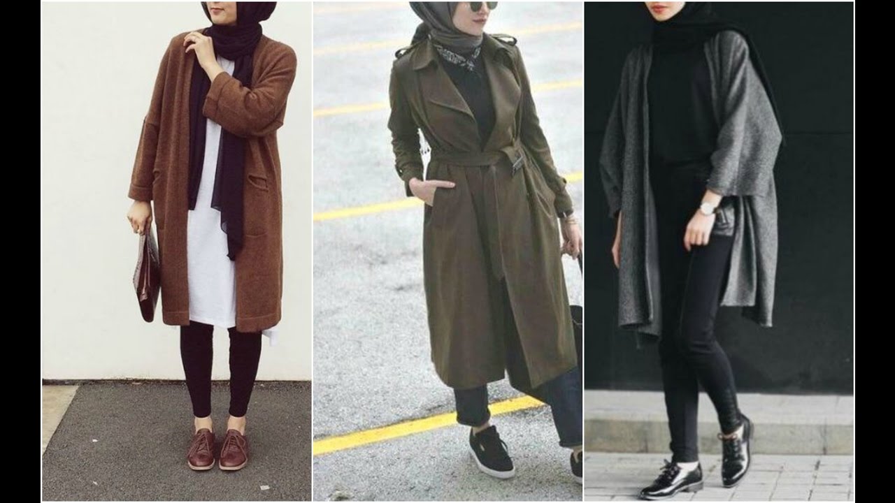 autumn hijab outfits