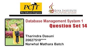DBMS Question Set 14 | 1st year | Java Institute | Database Management System | Heidi SQL Queries