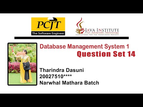 DBMS Question Set 14 | 1st year | Java Institute | Database Management System | Heidi SQL Queries