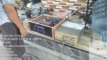 test load class D fullbridge pake trafo kotak