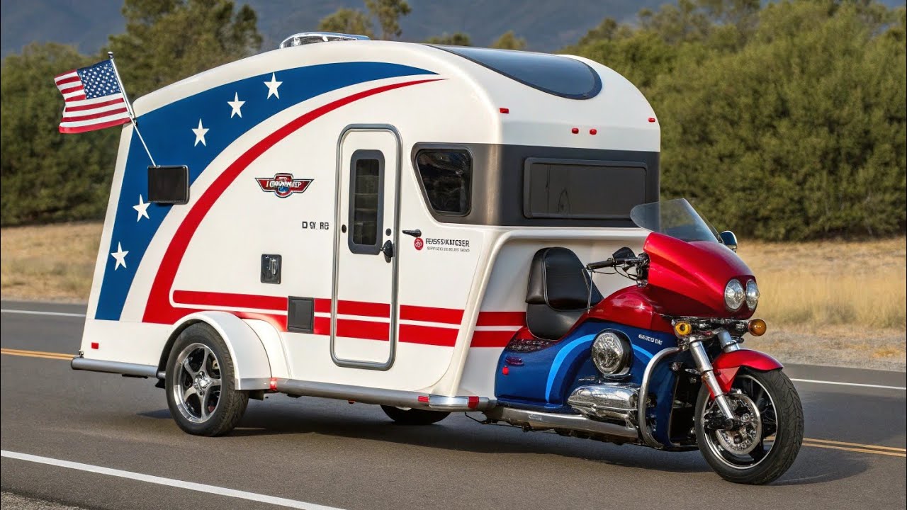 Motorbike Rv Futuristic 3-Wheel Motorcycle RV That Will Revolutionize American Road ...