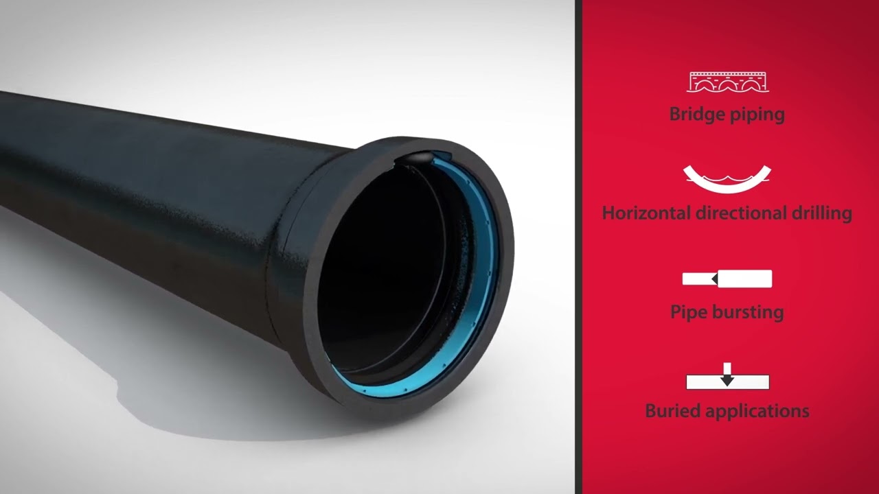 U S Pipe HDSS Restrained Joint Ductile Iron Pipe For Pipeline U S Pipe HDSS Restrained Joint Ductile Iron Pipe For Pipeline