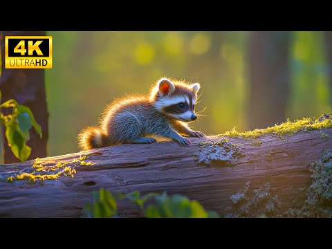 Tranquil Beginnings – Baby Animals Amid Serene Landscapes | 8K Beauty With Relaxing Music