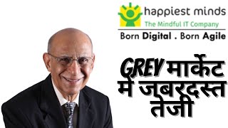 Happiest Minds IPO Its Old Man Show Grey Market huge listing gain