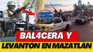 ¡BAL4CERA  EN MAZATLÁN! Levantan a 2 en supermercado de La Marina