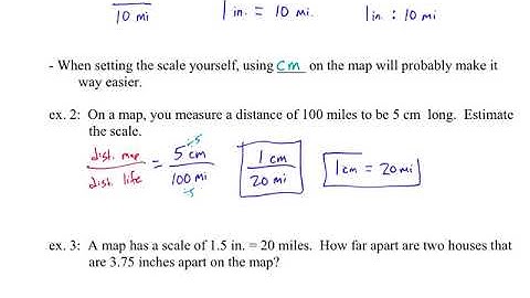 Math 7: 7.1 Scale & Actual Distances