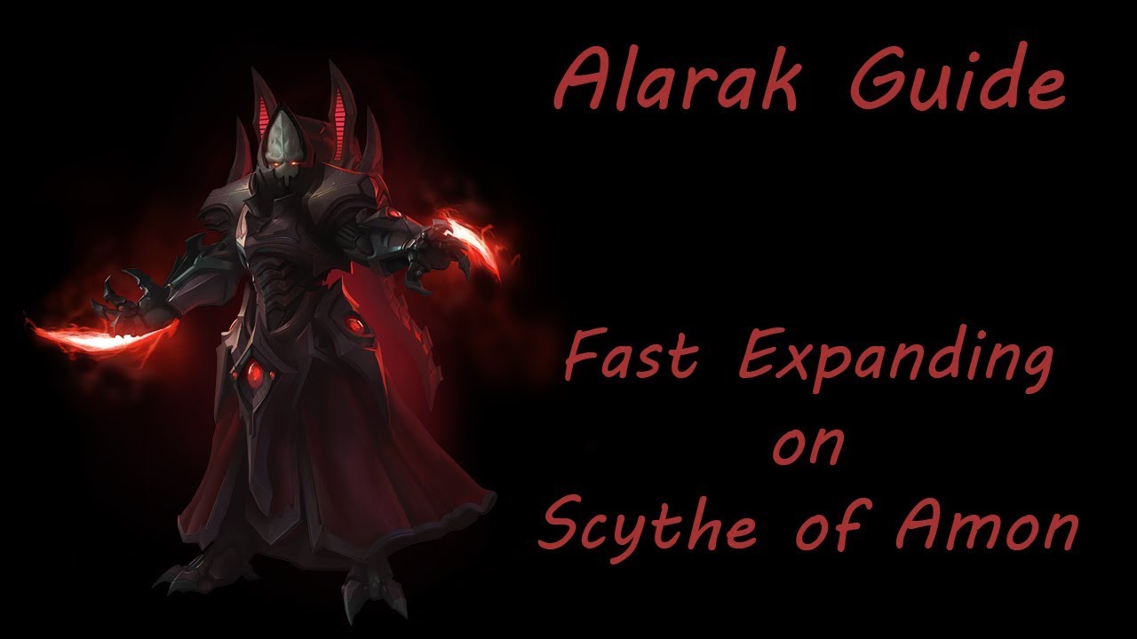 Starcraft 2 Coop Alarak Guide - Fast Expanding on Scythe of Amon - YouTube