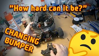 How I changed the front bumper on my hpi WR8 + MODS and SECRET INSIGHTS* screenshot 5