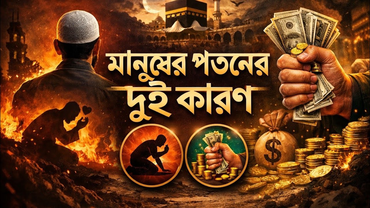 মানুষের পতনের ২ কারণ | নবী ﷺ এর শিক্ষা #শোনরবকে