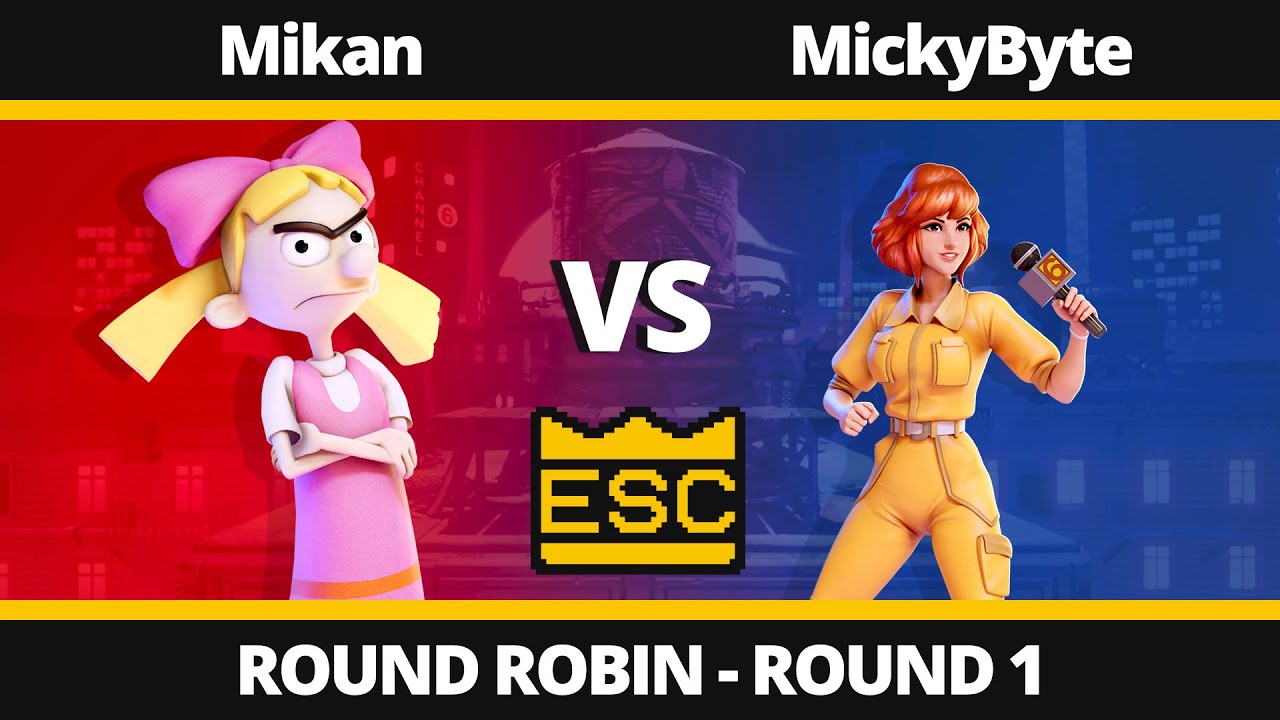 NASB at ESC 18 - Round 1 - Mikan (Helga) Vs. MickyByte (April O'Neil) - EU Tournament