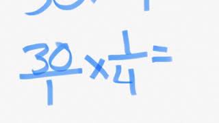 Multiply fractions: lesson 4 (fraction times whole number)