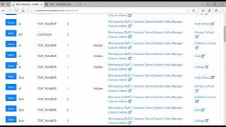 Smarter Data Manager Column Admin Tutorial