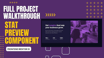 Full Project Tutorial - Frontend Mentor Stats Preview Card Component