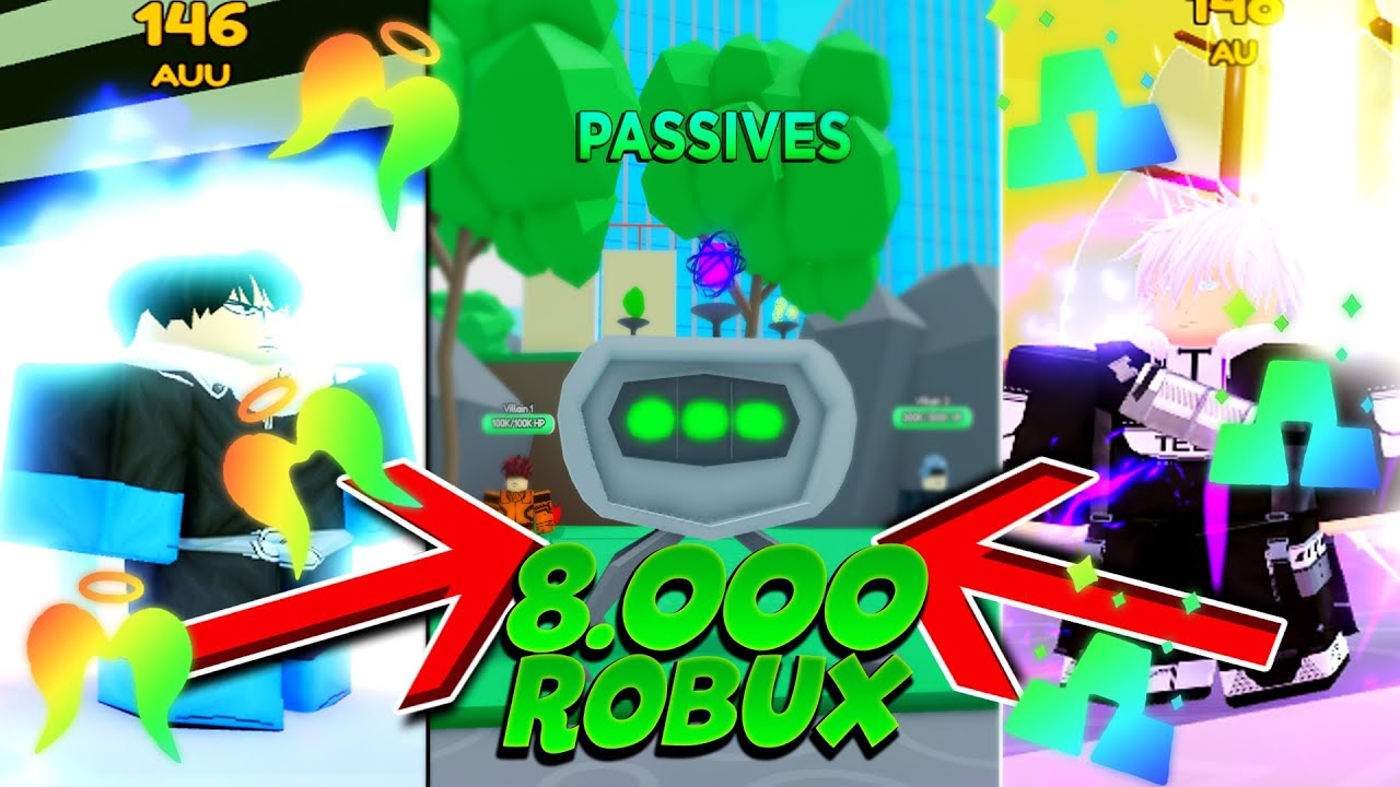 Rolbox 8000 Roux GIREI 8000 ROBUX NAS PASSIVAS DO ANIME FIGHTERS E PEGUEI AS MELHORES ...