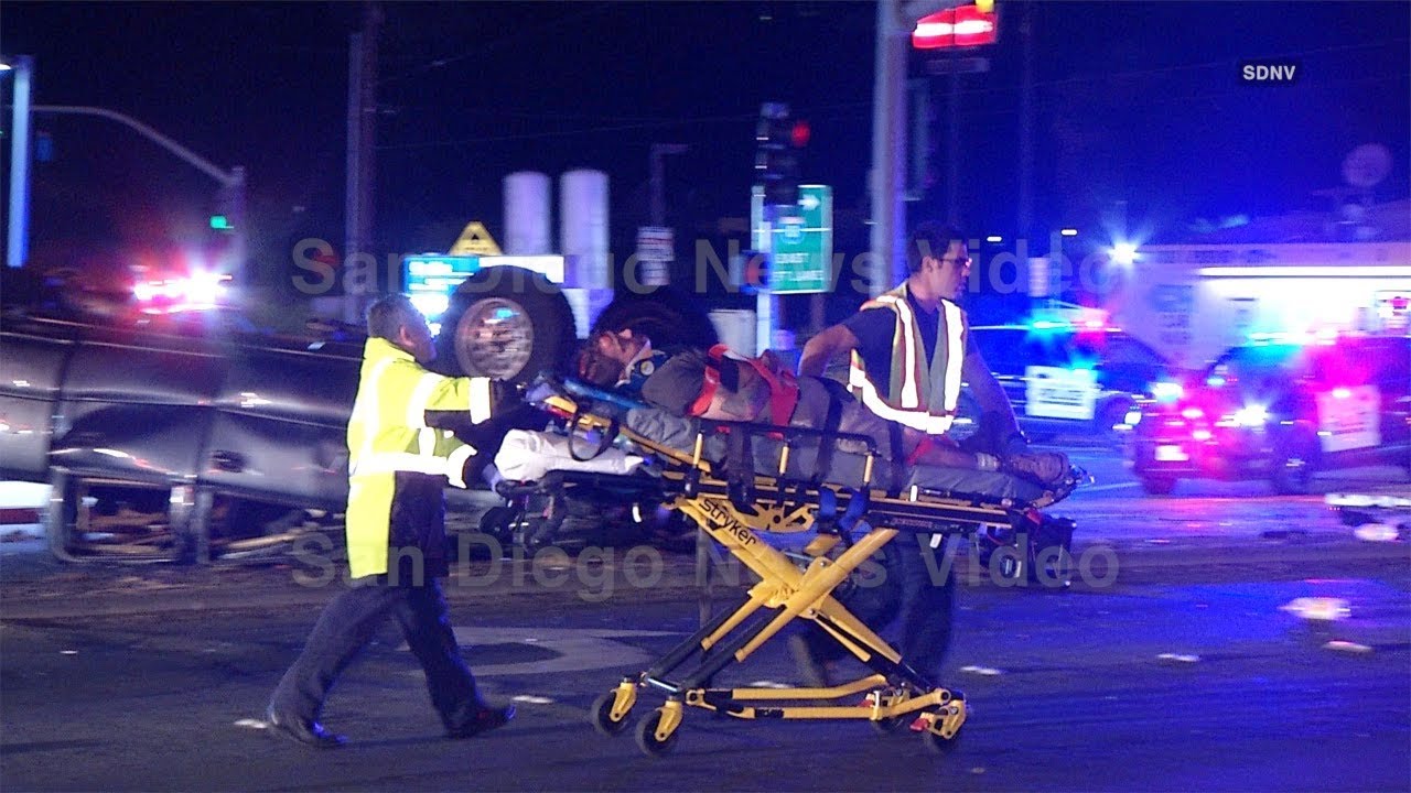 Driver ejected in pickup truck rollover crash with 2 other vehicles, 5 ...
