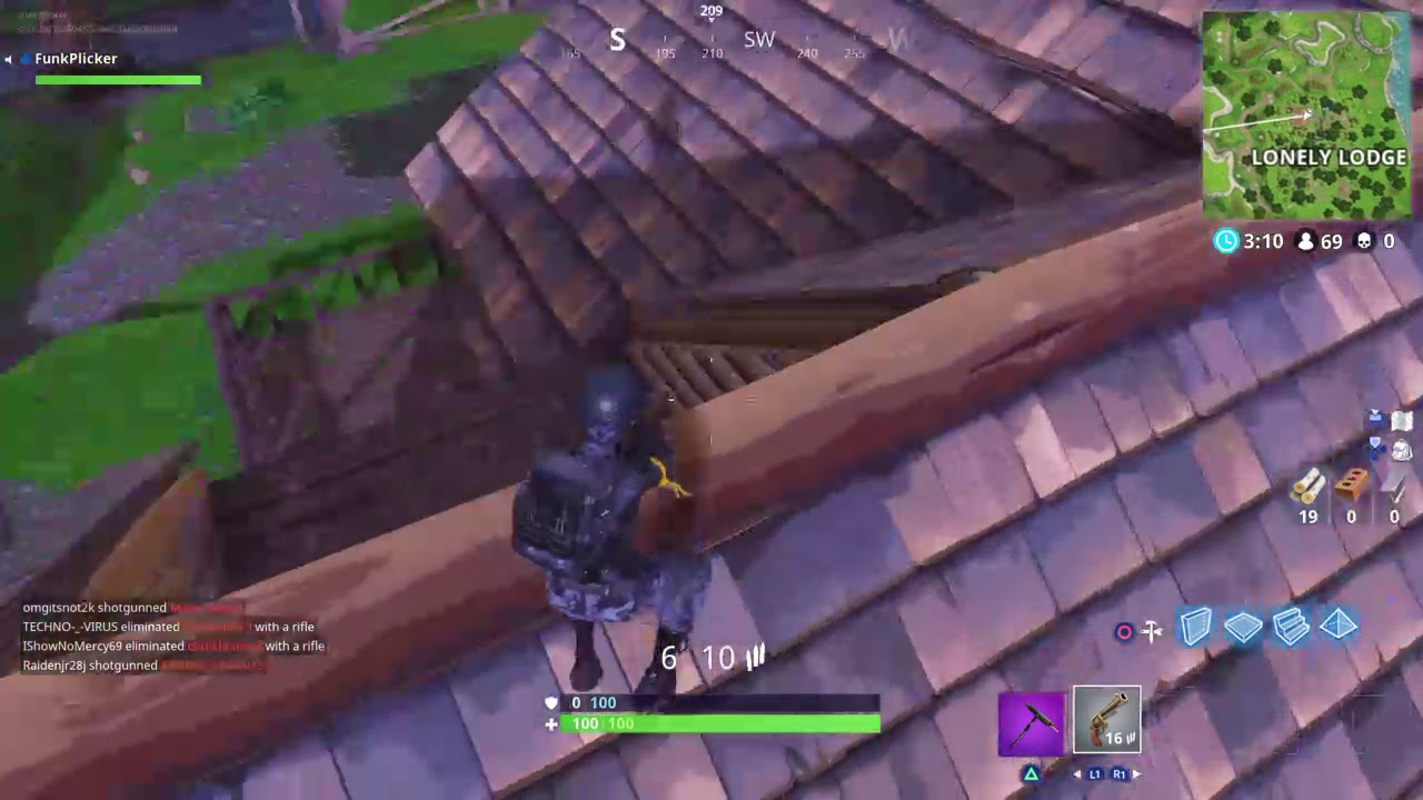 White revolver 1 shot