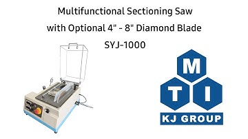 Multifunctional Sectioning Saw with Optional 4" - 8" Diamond Blade - SYJ-1000