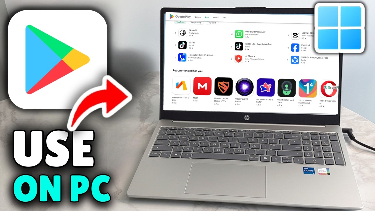 How To Use Google Play Store On PC - YouTube