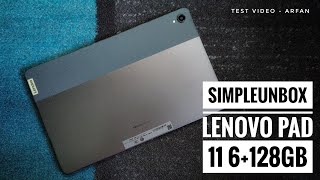 Simpleunbox Lenovo Pad 11 6128Gb Ver Test Video