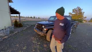 Mopar Mud guards and tubular side steps on 2021 Jeep gladiator sport did the trick for mud!