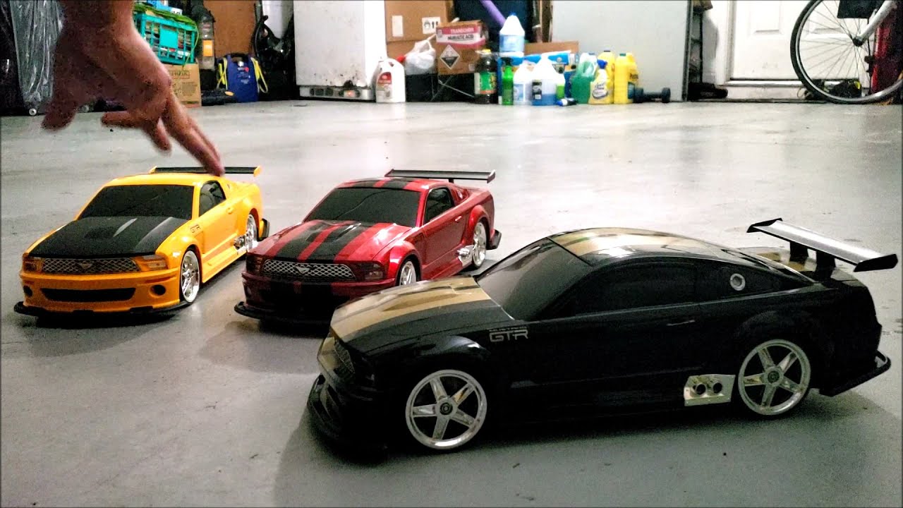 2005 Mustang GT-R Concept r/c car (BLACK VERSION Jada Dub City 1